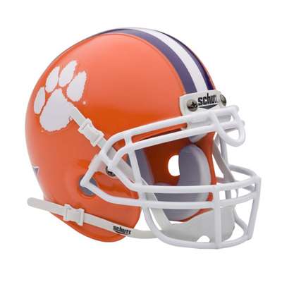 Clemson Tigers Mini Helmet By Schutt Orange