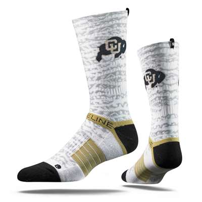 Colorado Buffaloes Strideline Strapped Fit 2 0 Socks White