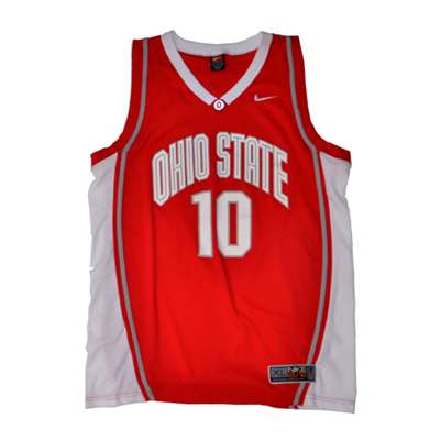 Nike Ohio State Buckeyes Replica Basketball Jersey - #10 Red