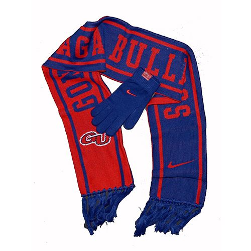 nike gloves and scarf