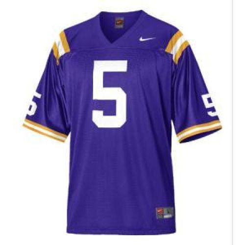 Lsu youth best sale football jersey