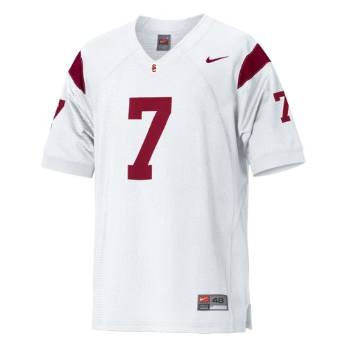 Nike Usc Trojans Authentic Football Jersey - White #7