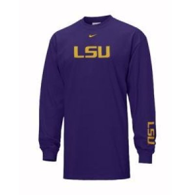 Lsu Classic Nike L/s Logo T-shirt