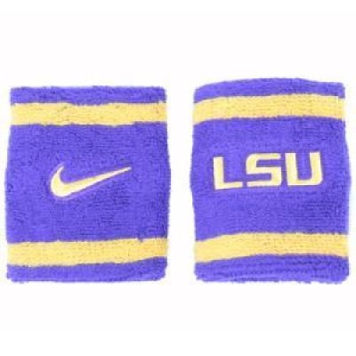 Lsu Nike Shootaround Wristbands