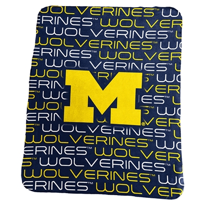 Michigan Classic Fleece Blanket