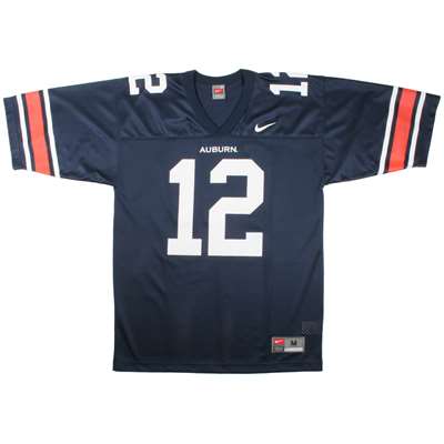 Nike Auburn Tigers Replica Football Jersey - #12 Navy