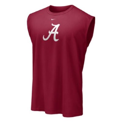 Nike Alabama Crimson Tide Sleeveless Dri-fit Logo Tee