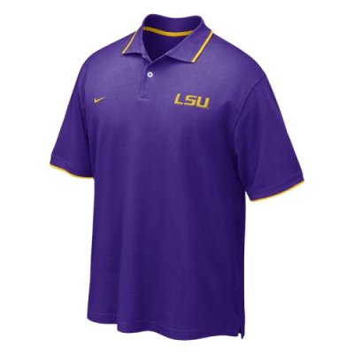 Lsu Tigers Polo Shirt - Nike Cotton Pique Polo Shirt