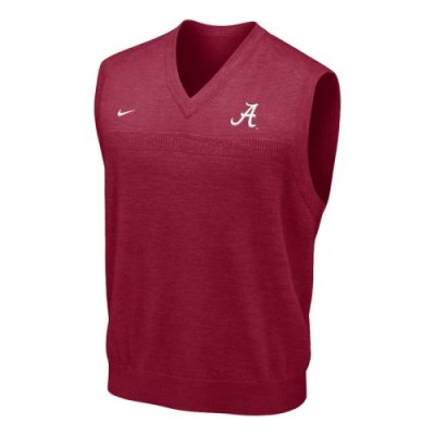 Alabama Crimson Tide Sweater Vest - Nike Football Sweater Vest