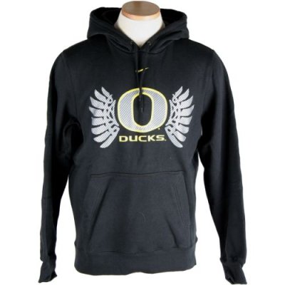 Nike Oregon Ducks Hooded Sweatshirt - Wings Logo