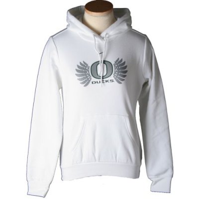 Nike Oregon Ducks Womens Hooded Sweatshirt - Wings Logo