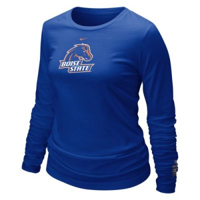 Boise State Broncos Shirt - Nike Women's Long Sleeve Logo T Shirt