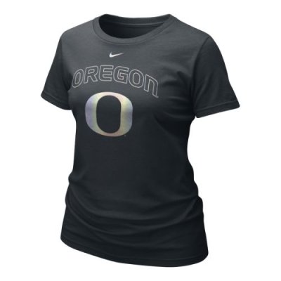 Nike Oregon Ducks Womens Bling Graphic T-shirt