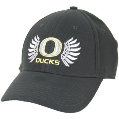 Nike Oregon Ducks Wings Swoosh Flex Hat - Black