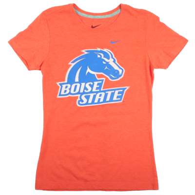 Nike Boise State Broncos Womens Graphic Blended T-shirt