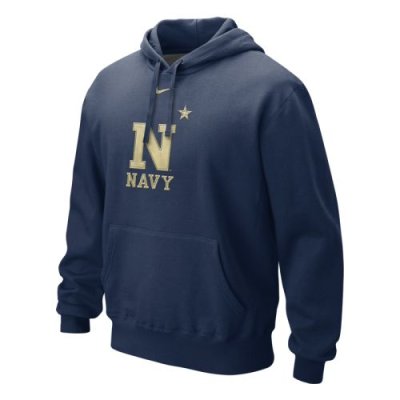 Nike Naval Academy Classic Logo Hooded Sweatshirt