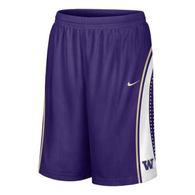 Nike Washington Huskies Woven Players Basketball Short