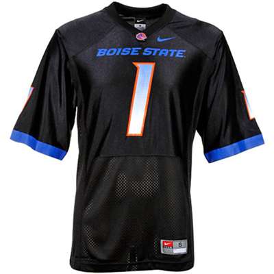 Nike Boise State Broncos Replica Football Jersey - #1 Black