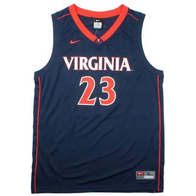 Nike Virginia Cavaliers Replica Basketball Jersey - #23 Navy