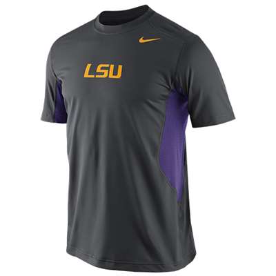 Nike Lsu Tigers Pro Combat Hypercool Performance T-Shirt