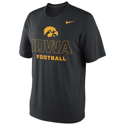 Nike Iowa Hawkeyes Practice Weight Room Legend T-Shirt