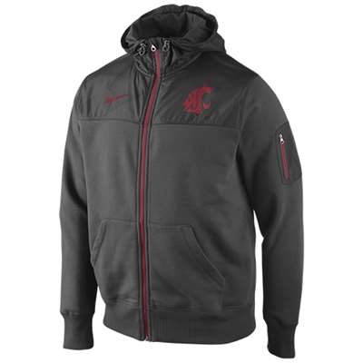 Nike Washington State Cougars Full Zip Stealth Jacket