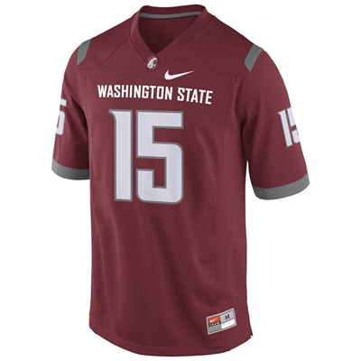 Nike Washington State Cougars Replica Football Jersey - #15 Crimson