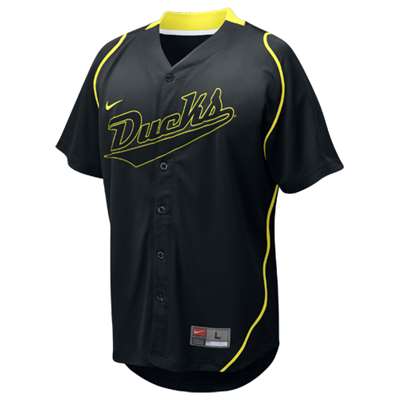 Nike Oregon Ducks Replica Baseball Jersey - Dark Steel Grey