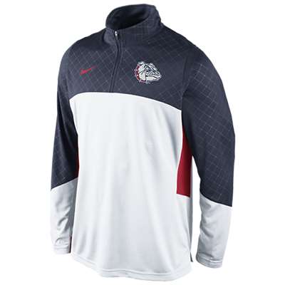 Nike Gonzaga Bulldogs Long-Sleeve Basketball Shootaround Shirt