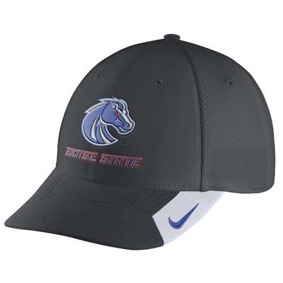 Boise State Broncos Legacy Throwback Logo Flex Fit Hat (Blue)