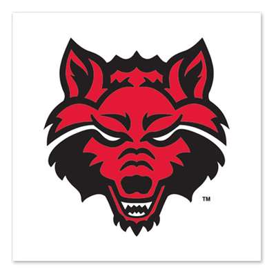 Arkansas State Redwolves Temporary Tattoo - 4 Pack