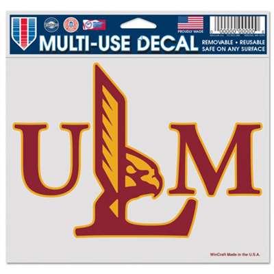 Louisiana-Monroe Warhawks Ultra Decal 4.5" x 6"