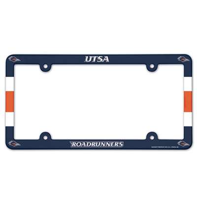 Texas-San Antonio Roadrunners Plastic License Plate Frame