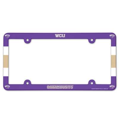 Western Carolina Catamounts Plastic License Plate Frame