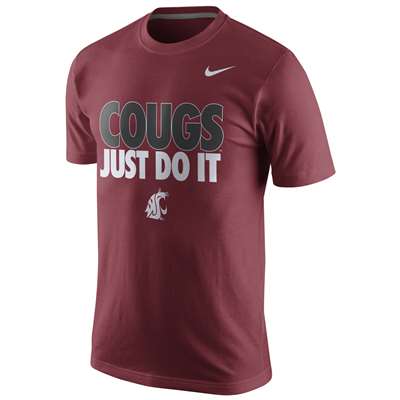 Nike Washington State Cougars Just Do It Cotton T-Shirt