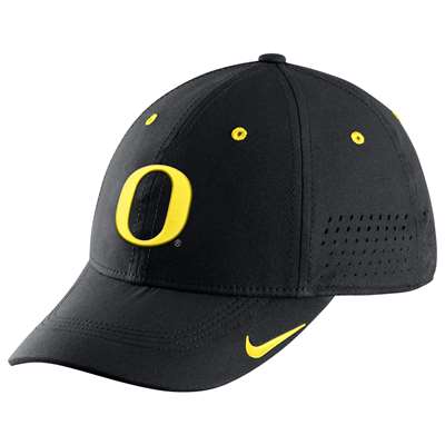 Nike Oregon Ducks Sideline Swoosh Flex Hat - Black