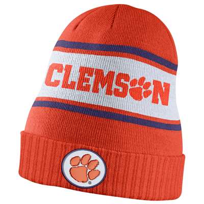 Nike Clemson Tigers Dri-FIT Sideline Knit Beanie