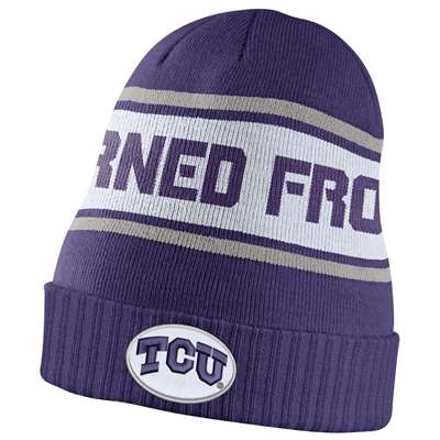 Nike TCU Horned Frogs Dri-FIT Sideline Knit Beanie