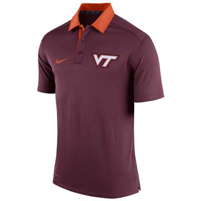 Nike Virginia Tech Hokies Elite Coaches Polo