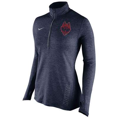 Nike Uconn Huskies Women's Half-Zip Dri-FIT Element Top