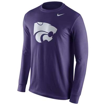 K-State Wildcats Purple Football Long Sleeve T Shirt