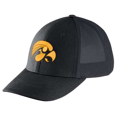 Nike Iowa Hawkeyes Dri-FIT Mesh Back Swoosh Flex Hat