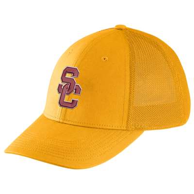 Nike USC Trojans Dri-FIT Mesh Back Swoosh Flex Hat