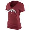 Nike Washington State Cougars Women's Cotton Mid V-Neck T-Shirt