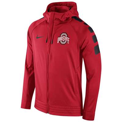 Nike Ohio State Buckeyes Elite Stripe Performance Hoodie