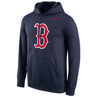 Boston Red Sox Nike Wordmark Therma Performance Pullover Hoodie - Mens