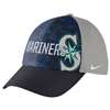 Nike Seattle Mariners Classic Print Swoosh Flex Hat