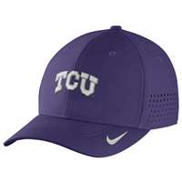 Nike TCU Horned Frogs Vapor Sideline Swoosh Flex Hat