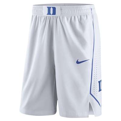 Nike Duke Blue Devils Authentic Basketball Short - White