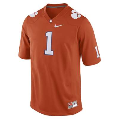 Nike Clemson Tigers Replica Football Jersey - #1 Orange